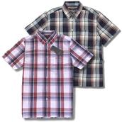View Item Ben Sherman Mod Fit S/S Button Down Large Plaid Check Shirt